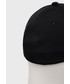 Czapka Karl Lagerfeld czapka kolor czarny z aplikacją
