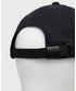 Czapka Karl Lagerfeld czapka kolor czarny z nadrukiem