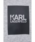 Bluza męska Karl Lagerfeld bluza męska kolor szary z kapturem melanżowa