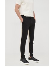 Spodnie męskie spodnie dresowe męskie kolor czarny wzorzyste - Answear.com Karl Lagerfeld