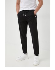Spodnie męskie spodnie dresowe męskie kolor czarny gładkie - Answear.com Karl Lagerfeld