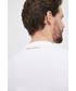 T-shirt - koszulka męska Karl Lagerfeld T-shirt bawełniany kolor biały z aplikacją