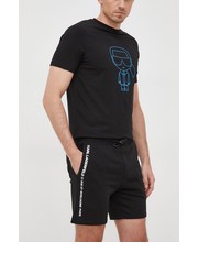 Krótkie spodenki męskie szorty męskie kolor czarny - Answear.com Karl Lagerfeld