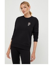 Bluza bluza damska kolor czarny z aplikacją - Answear.com Karl Lagerfeld