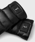Rękawiczki Karl Lagerfeld rękawiczki skórzane damskie kolor czarny