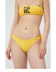 Strój kąpielowy figi kąpielowe kolor żółty - Answear.com Karl Lagerfeld
