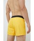 Strój kąpielowy Karl Lagerfeld szorty kąpielowe kolor żółty
