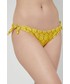 Strój kąpielowy Karl Lagerfeld figi kąpielowe kolor żółty