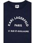 Koszulka Karl Lagerfeld - T-shirt bawełniany dziecięcy