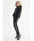 Spodnie Karl Lagerfeld spodnie dziecięce kolor czarny z nadrukiem