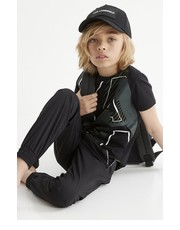 Czapka dziecięca czapka bawełniana dziecięca kolor czarny z aplikacją - Answear.com Karl Lagerfeld