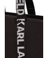 Torebka dziecięca Karl Lagerfeld torebka dziecięca kolor czarny