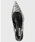 Czółenka na szpilce Karl Lagerfeld czółenka AMULET na słupku z odkrytą piętą