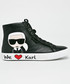 Półbuty Karl Lagerfeld - Buty Skool Karl Ikonic Hi Lace KL60150