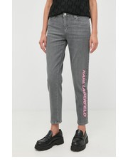 Jeansy jeansy damskie medium waist - Answear.com Karl Lagerfeld