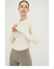 Bluzka longsleeve damski kolor beżowy - Answear.com Reebok Classic