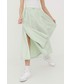 Spódnica Reebok Classic spódnica kolor zielony midi rozkloszowana