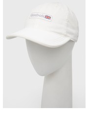 Czapka czapka kolor biały z aplikacją - Answear.com Reebok Classic