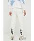 Spodnie męskie Reebok Classic spodnie dresowe męskie kolor beżowy z nadrukiem