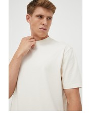 T-shirt - koszulka męska t-shirt męski kolor beżowy gładki - Answear.com Reebok Classic