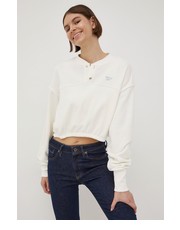 Bluza bluza bawełniana damska kolor beżowy gładka - Answear.com Reebok Classic