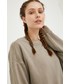 Bluza Reebok Classic bluza bawełniana damska kolor szary gładka