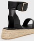Sandały Truffle Collection sandały Lilo damskie kolor czarny na platformie