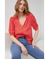 Koszula Answear Lab koszula damska kolor czerwony