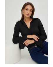 Koszula koszula damska kolor czarny regular z kołnierzykiem klasycznym - Answear.com Answear Lab