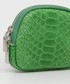 Portfel Answear Lab portfel skórzany damski kolor zielony