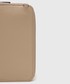 Portfel Answear Lab portfel skórzany damski kolor beżowy