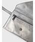 Kopertówka Answear Lab kopertówka skórzana kolor srebrny