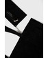 Shopper bag Answear Lab torebka zamszowa kolor czarny