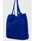 Shopper bag Answear Lab torebka zamszowa  answear.LAB X limitowana kolekcja festiwalowa BE BRAVE