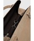 Shopper bag Answear Lab torebka zamszowa kolor beżowy