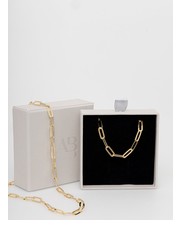 Komplet biżuterii naszyjnik i bransoletka ze srebra pokrytego złotem - Answear.com Answear Lab