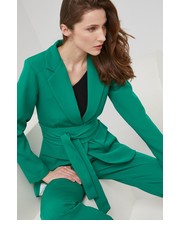Marynarka komplet - marynarka i spodnie damski kolor zielony - Answear.com Answear Lab