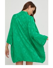 Marynarka kimono kolor zielony niezapinana gładka - Answear.com Answear Lab