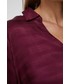 Bluzka Answear Lab Bluzka damska kolor bordowy gładka