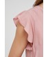 Bluzka Answear Lab bluzka kolor różowy