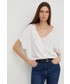 Bluzka Answear Lab bluzka damska kolor biały z aplikacją