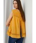 Bluzka Answear Lab bluzka damska kolor żółty z aplikacją