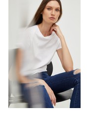 Bluzka t-shirt bawełniany kolor biały - Answear.com Answear Lab