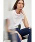 Bluzka Answear Lab t-shirt bawełniany kolor biały