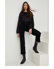 Bluzka bluzka damska kolor czarny gładka - Answear.com Answear Lab