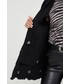 Kurtka Answear Lab kurtka jeansowa damska kolor czarny przejściowa