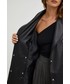 Płaszcz Answear Lab płaszcz damski kolor czarny przejściowy