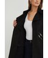 Płaszcz Answear Lab płaszcz damski kolor czarny przejściowy