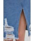 Spódnica Answear Lab spódnica jeansowa mini prosta