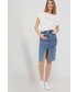 Spódnica Answear Lab spódnica jeansowa mini ołówkowa